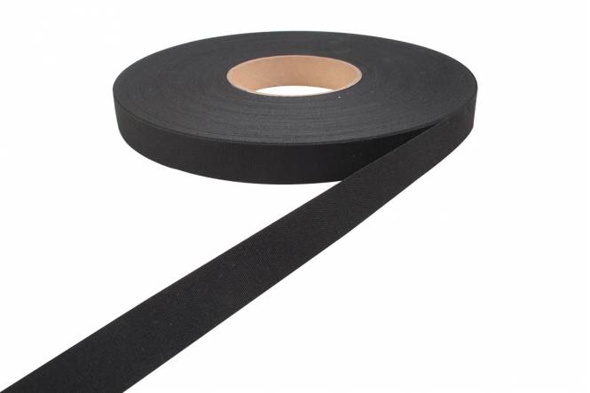 Zeltband 20 mm, Acryl, Schwarz N 680