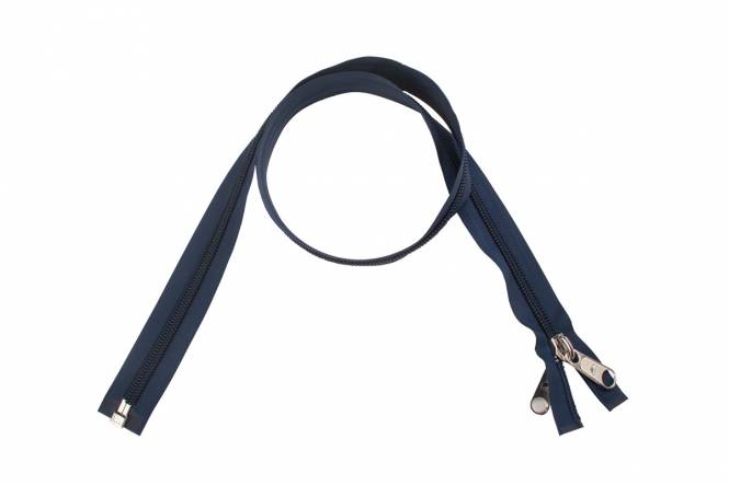 ESVO Reißverschlüss 10 mm teilbar blau, 100 cm