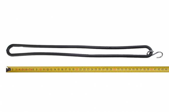 Spanelastiek TIR carrosserie rubber 40 cm met s-haak