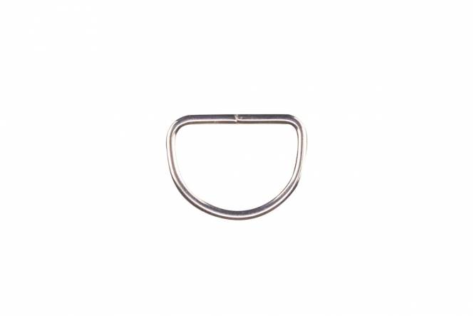 D-ring 26 mm nickel