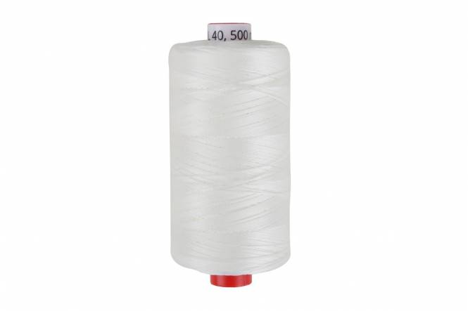 Amann Nähgarn Polyester, Dicke 40, 350 meter, weiß