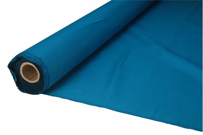 Fahnenstoff aus Spun Polyester, 156 cm, Petrolblau