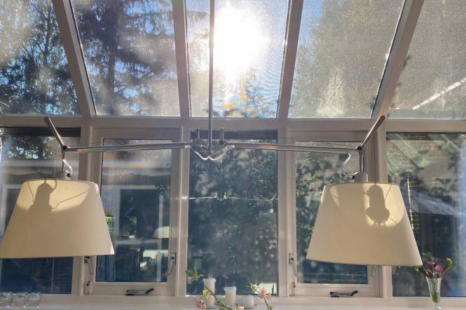 Screendoek ESVO Sunblocker 350 gr/m² 160 cm, wit