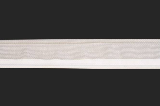 Kederband Wohnwagen, doppelt 7 / 5 mm, weiss/grau