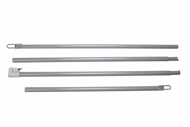 ESVO Teleskopierbare Firststab 25/22 mm, 4 teilig 165-310 cm + Powergrip