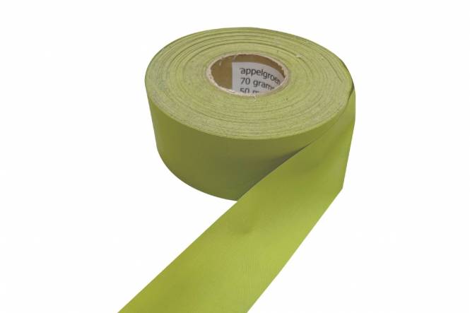 Tent tape fabric, 70 gr/m² nylon 50 mm, apple green