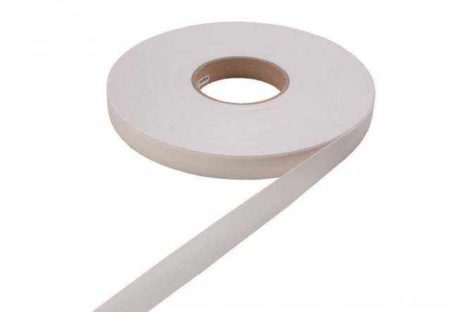 Tent tape 20 mm, acryl, white/ecru N681 [CLONE]