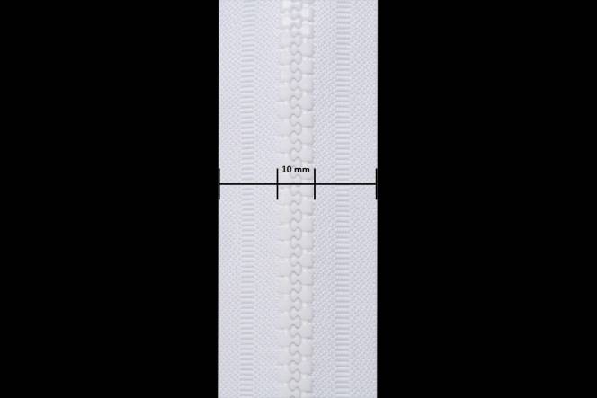 YKK VISLON Profilreißverschlüsse 10 mm 10V teilbar weiß, 250 cm