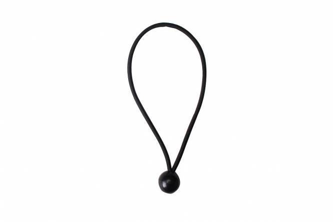 Koordelastiek 6 mm met knop