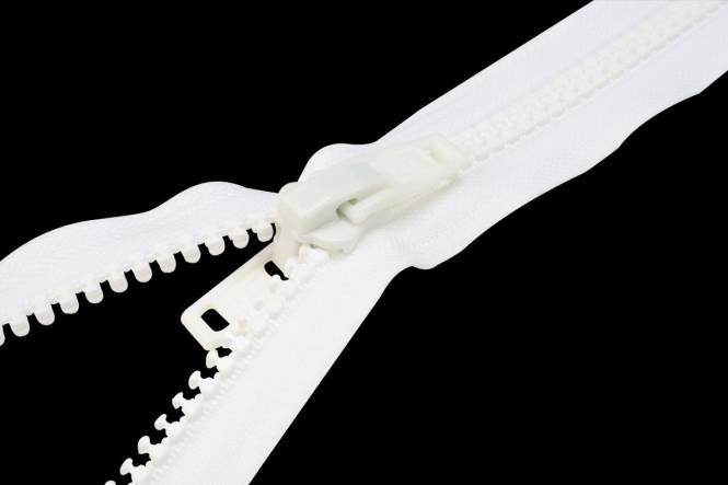 Profilreißverschlüsse YKK VISLON 10 mm teilbar weiss