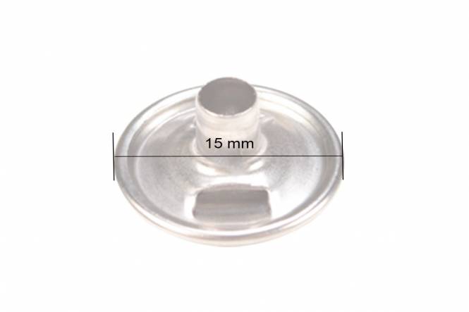 Satz ESVO Druckknöpfe Ø15 mm anschraubbar, 15 Stück