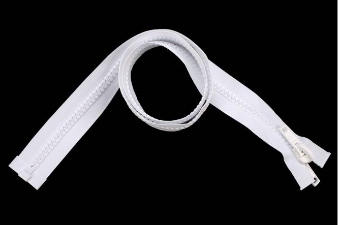 ESVO Profilreißverschlüsse 10 mm teilbar weiß, 1000 cm