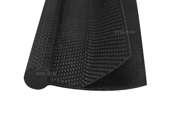 Caravanpees 7 mm met dubbele vlag, voortentpees, zwart