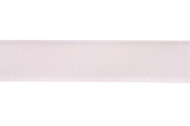 Velcro tape 20 mm white adhesive, hard, hook [CLONE]