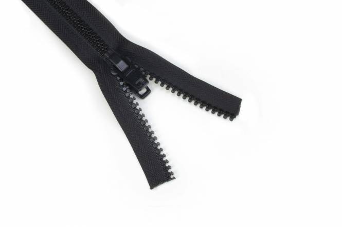 YKK VISLON Profilreißverschlüsse 8,6 mm 10V nicht teilbar schwarz mit Kunststoff auto lock Schieber