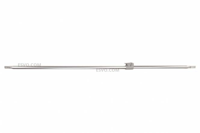 ESVO Teleskopierbare Aluminium Firststab 25/22 mm 95 - 170 cm, 2 teilig