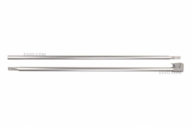 ESVO verstelbare aluminium nokstok 25/22 mm 95 - 170 cm, 2-delig