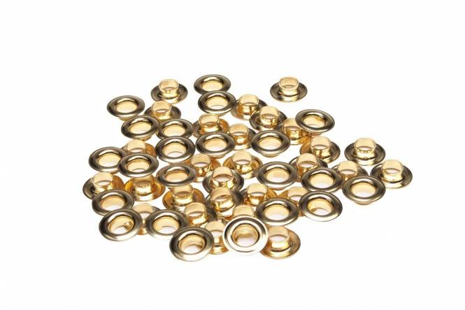ESVO zeilogen Ø 9 mm messing, set van 50 stuks, type 1020G