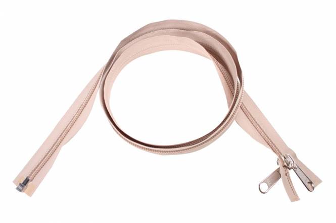 YKK zip-fastener 10 mm with open end beige