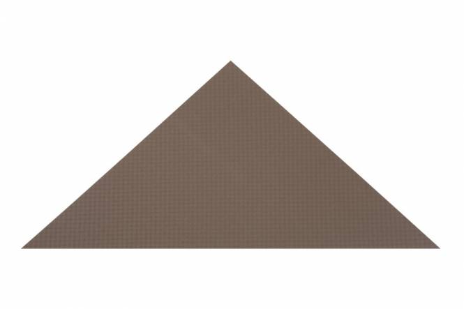 Verstevigingsdriehoek, donkerbeige