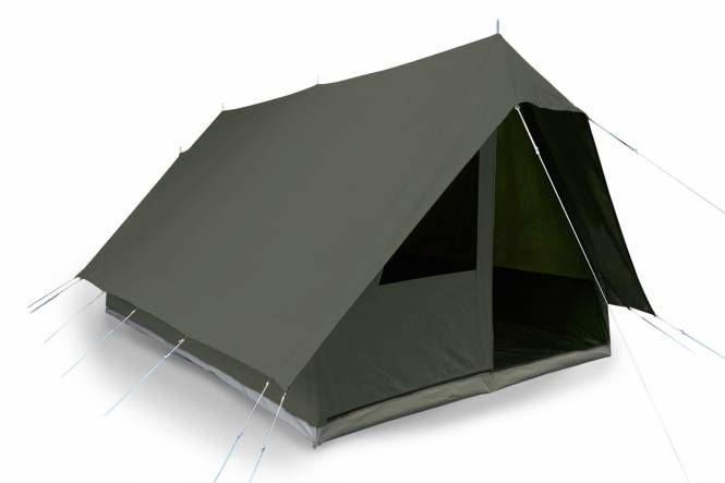 Groepstent Patrouille 6 SUPER Campshield brandvertragend doek, Olive Green