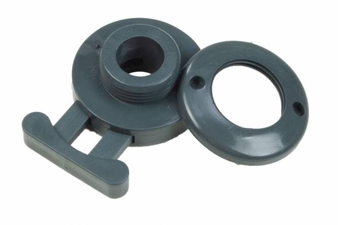 Minax Knopf anthrazit
