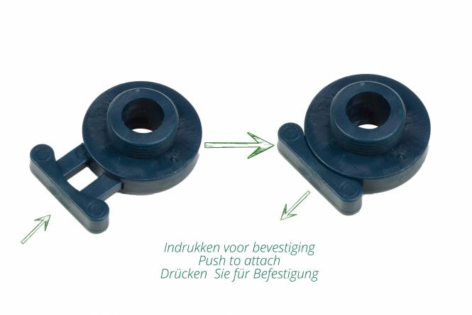 Minax losse knop marineblauw