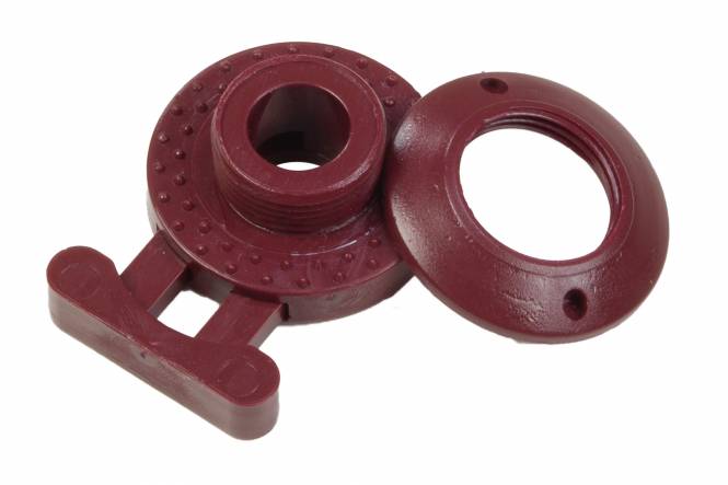 Minax losse knop bordeauxrood
