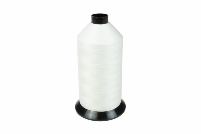Polyester garen waterafstotend, AMANN Outdoor-Pro, dikte 40, 5500 meter, wit, 4-PACK