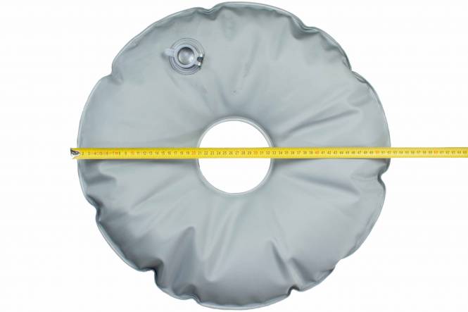 Vulbare ring voor parasolvoet, sterk pvc, 54 cm