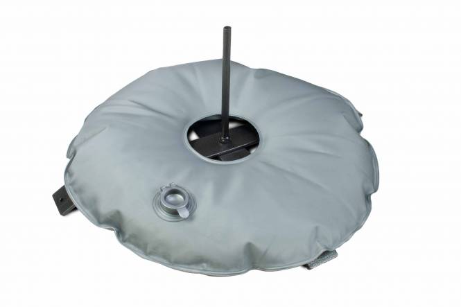Vulbare waterzak voor beachflag kruisvoet