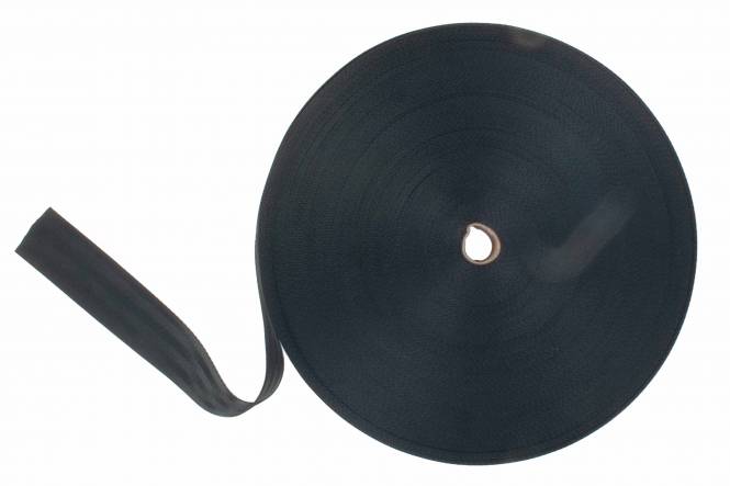 Belt strap, strong, 50 mm, black