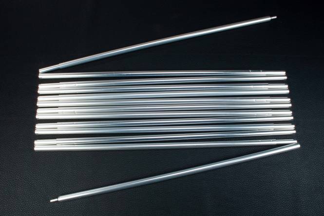 Bogengestänge flexibel Aluminium 650 cm