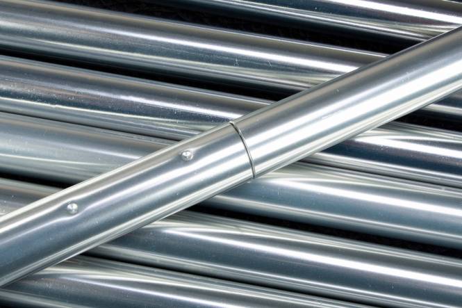 Bogengestänge flexibel Aluminium 650 cm