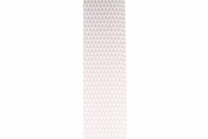 Schnalleband polyester 25 mm, weiss