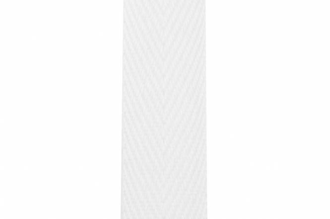 Tent tape 25 mm, water repellent, polyester, white