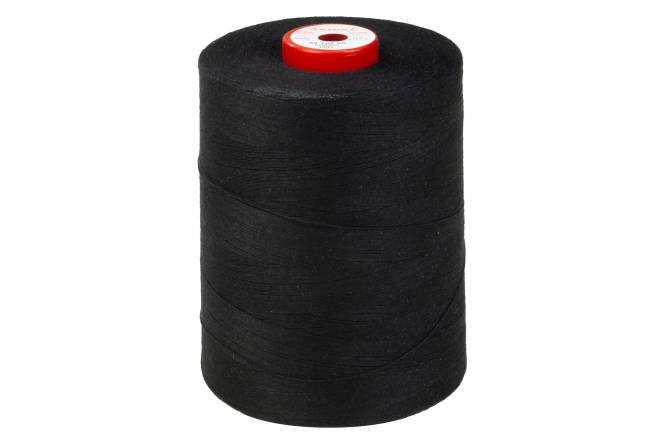 AMANN Tentgaren / naaigaren 50 waterafstotend 5000 meter, zwart, 5-PACK