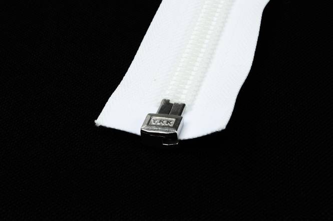 YKK spiraal rits 10 mm deelbaar wit, 100 cm