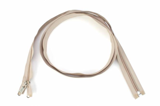 YKK Spiralreißverschlüsse 10 mm teilbar sand, 100 cm