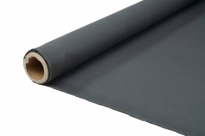 Zeltstoff Ten Cate Baumwolle für Zeltplane 340 Gr/M² 160 cm KD-24, anthrazitgrau 70201