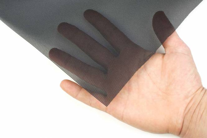 Anti-pollengaas 160 cm, zwart pollenwerend gaas