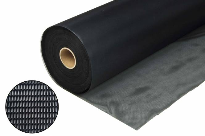 Anti-pollengaas 160 cm, zwart pollenwerend gaas
