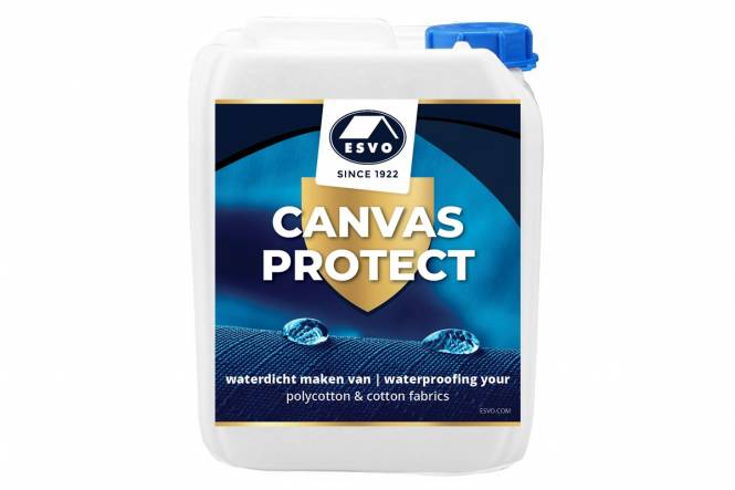 Impregnating agent ESVO Canvas Protect for waterproofing tents and general cotton, polycotton, canvas, polyester and more, 5 liter can