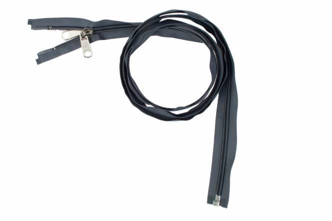YKK Spiralreißverschlüsse 10 mm teilbar grau, 250 cm