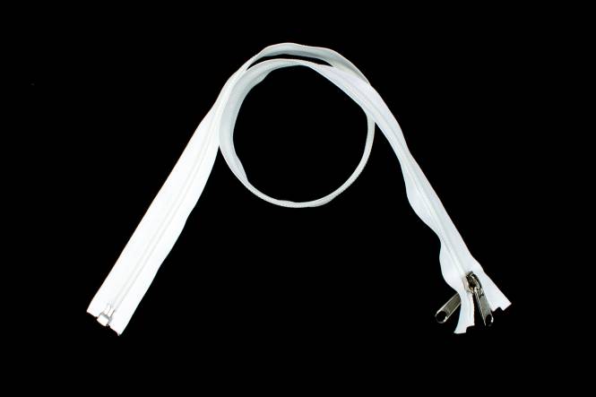 YKK Spiralreißverschlüsse 10 mm teilbar weiß, 200 cm