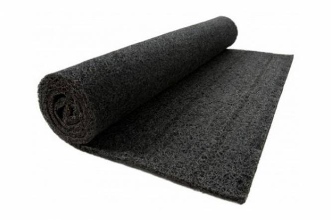 Aquamat. Ondermatras. Zwart