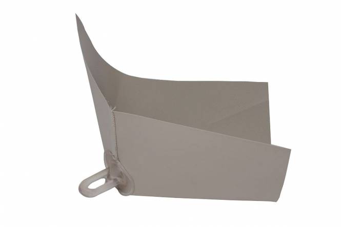 Sealed eyelet for groundsheet, beige