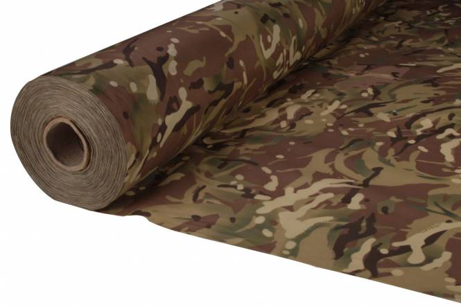 Camouflage stof. Waterdicht. Lichtgewicht nylon ripstop 150 cm, 80 gr/m² MULTICAM