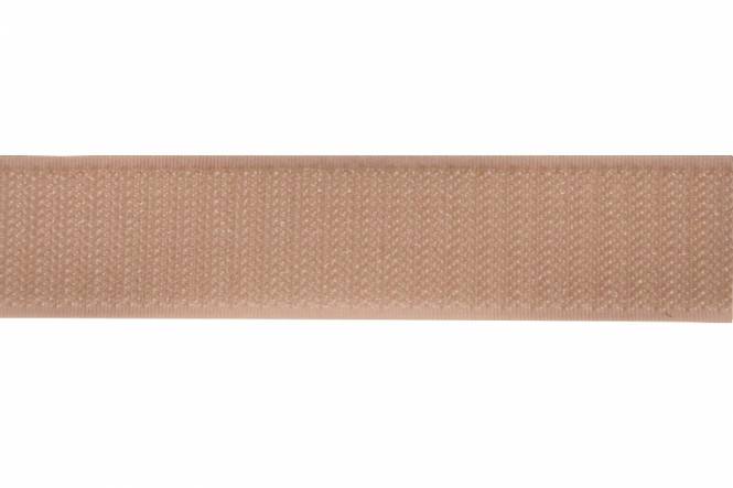 Klittenband 20 mm beige, harde zijde, haak