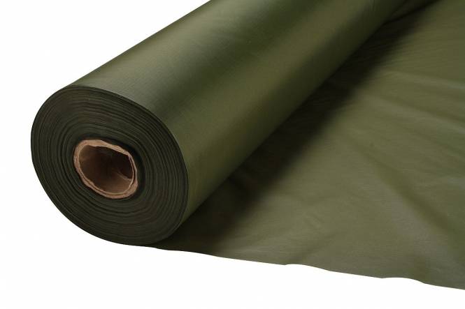 Lichtgewicht nylon ripstop 150 cm, mosgroen 80 gr/m²